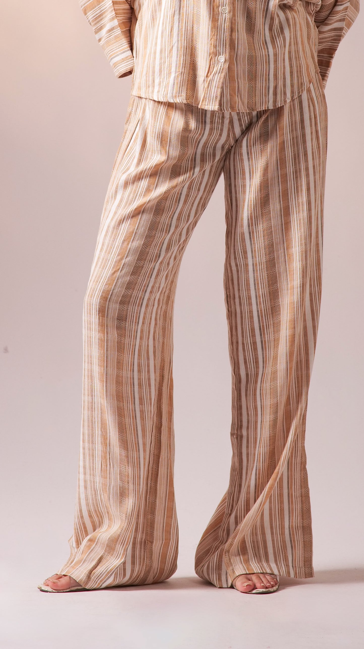 Batweave Shirt Pant Set - Mustard+White