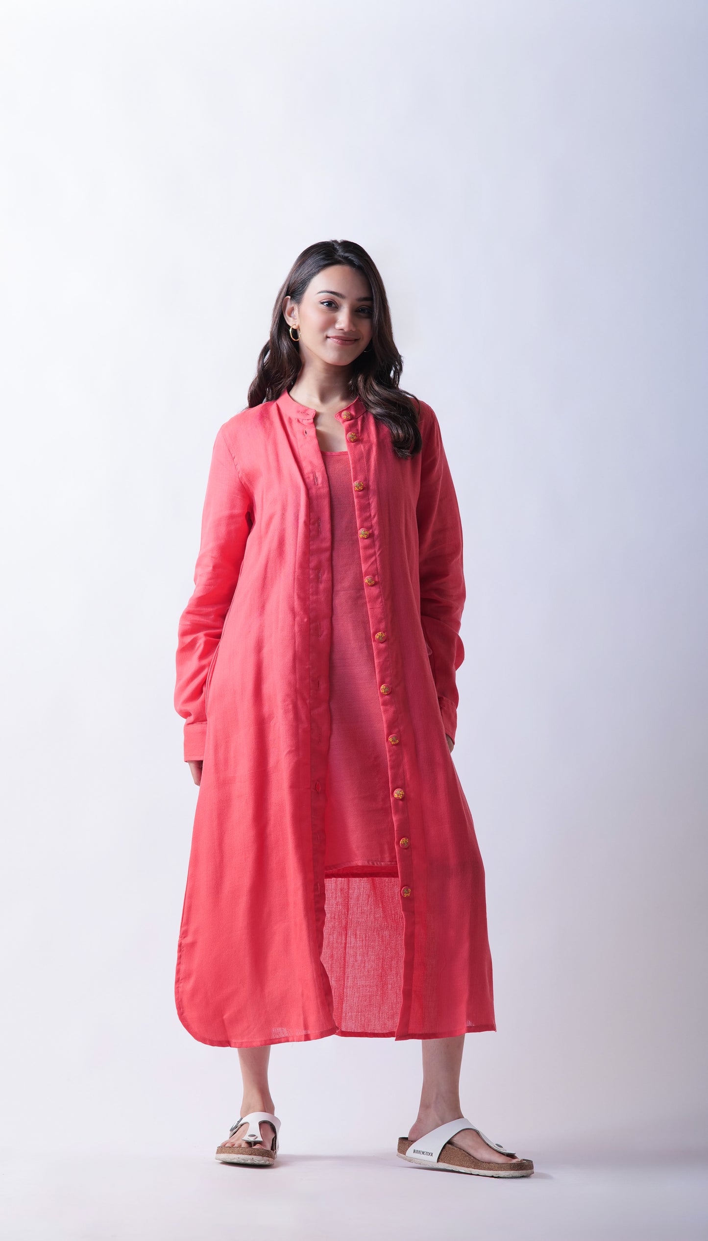 Blossom Jacket Dress - Peach