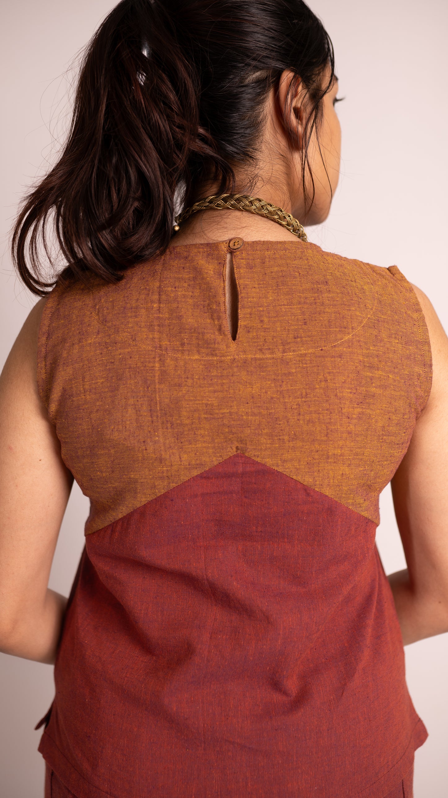 Tropical Top Pant Set - Rust
