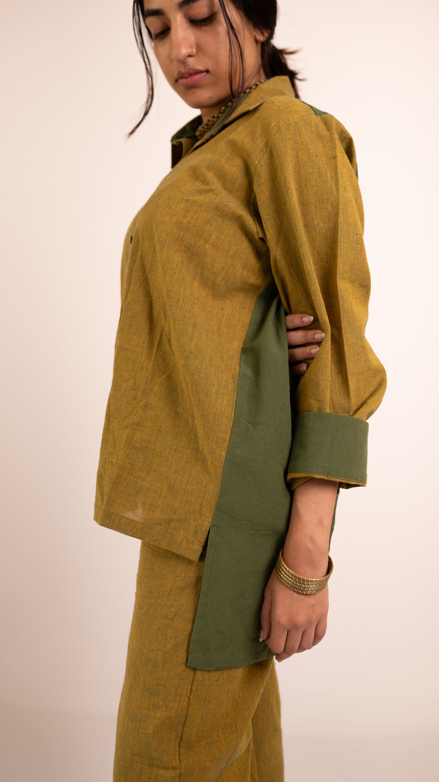 Oasis Shirt Pant Set - Yellow
