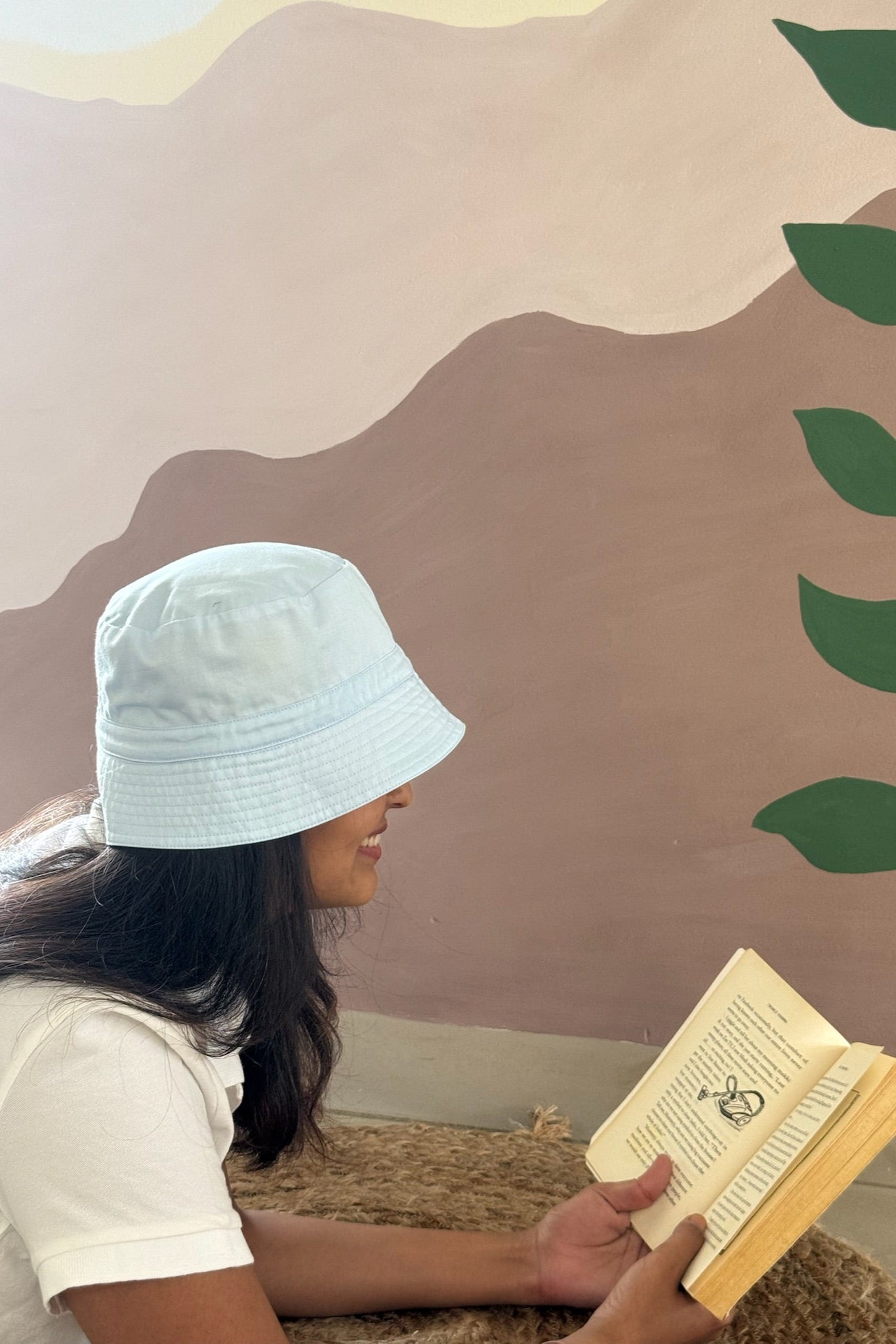 Reversible Bucket Hat –Sky Blue & Medium Blue