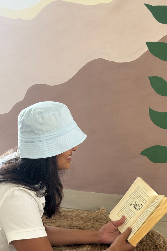 Reversible Bucket Hat –Sky Blue & Medium Blue