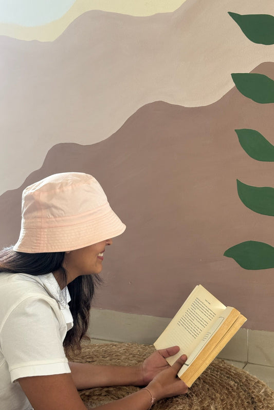 Reversible Bucket Hat – Blush Pink & Rose Pink