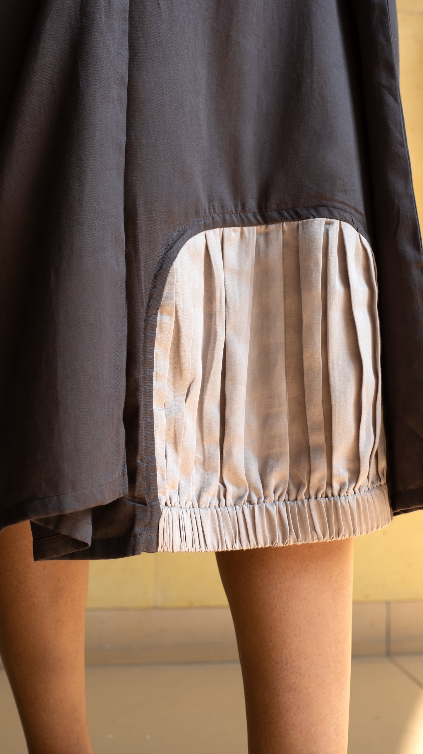 Space Shift Pocket Dress - Dark Grey