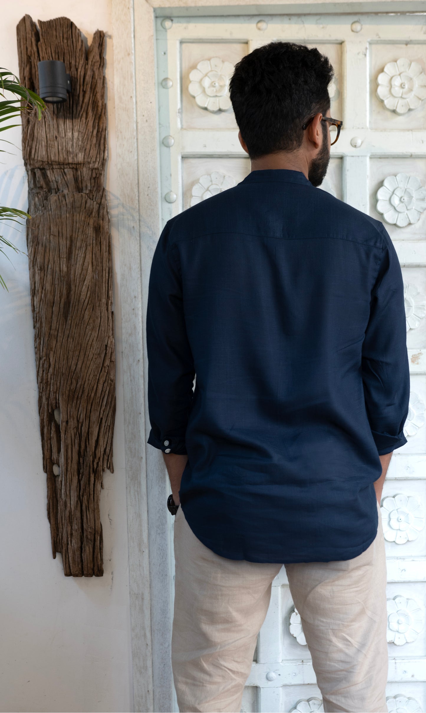 Full Sleeve Formal Shirt - Navy Blue