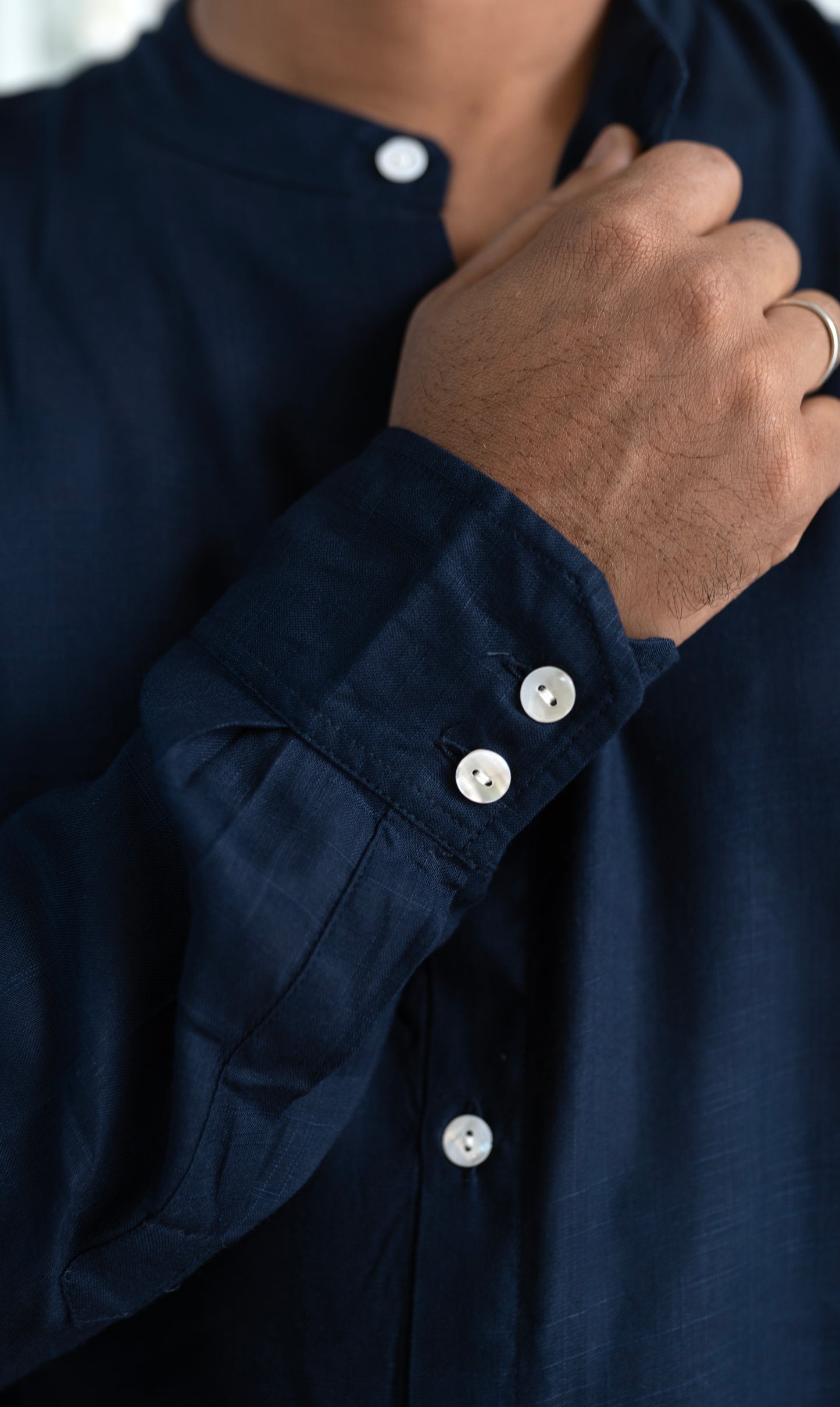 Full Sleeve Formal Shirt - Navy Blue