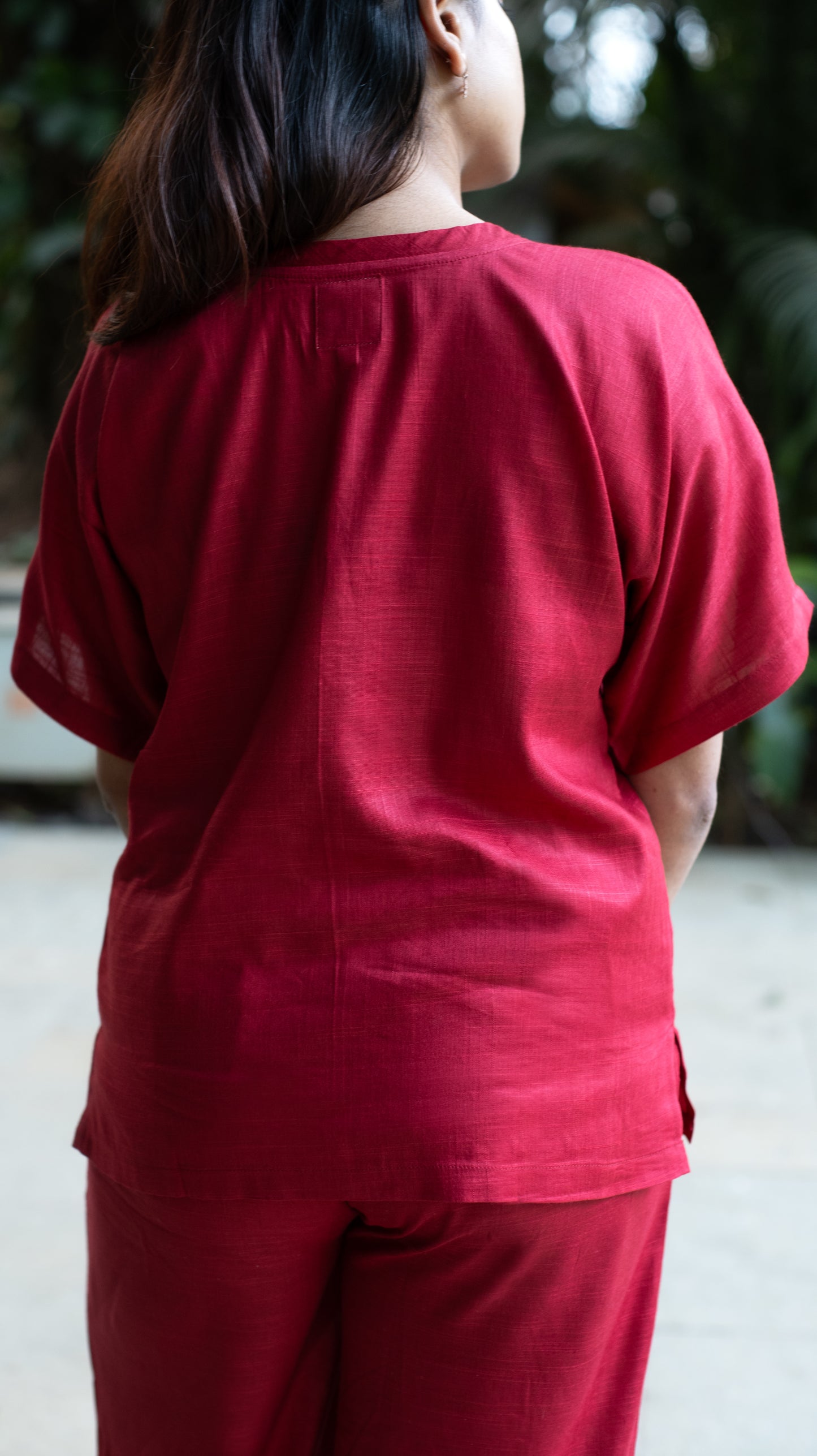 Ozeen Loungewear Red Set