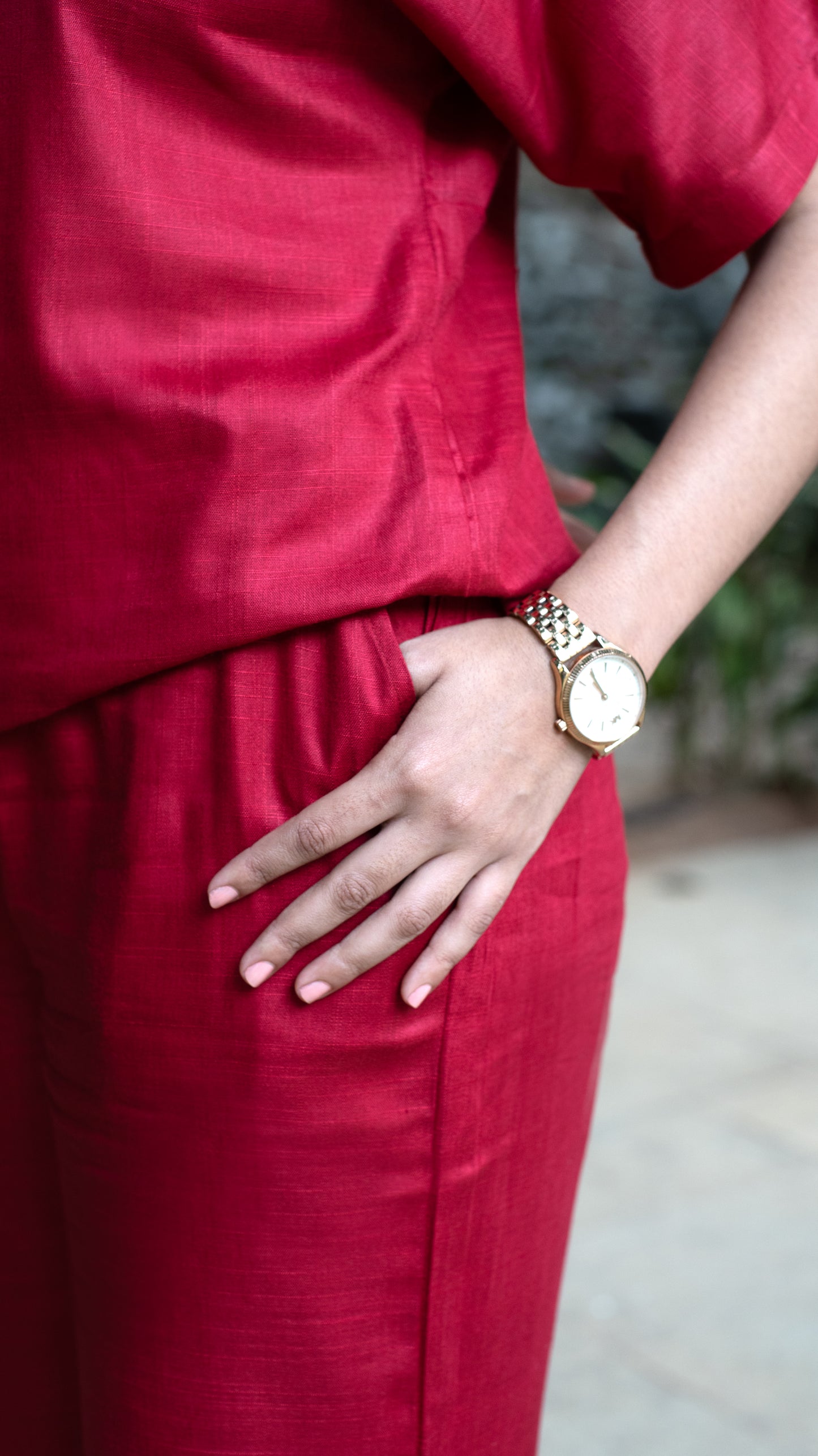 Ozeen Loungewear Red Set