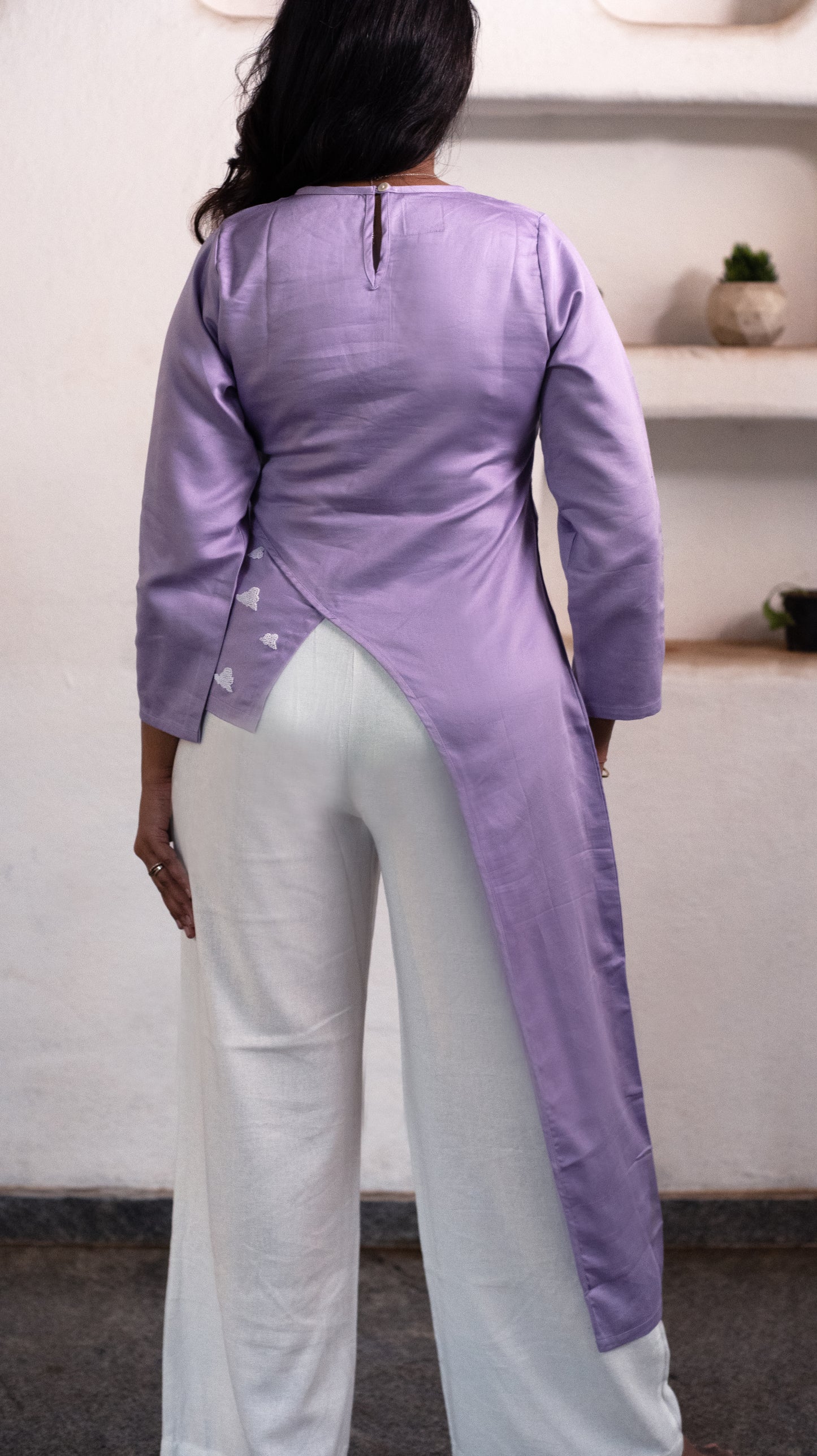 High Low Cloud Top - Lavender