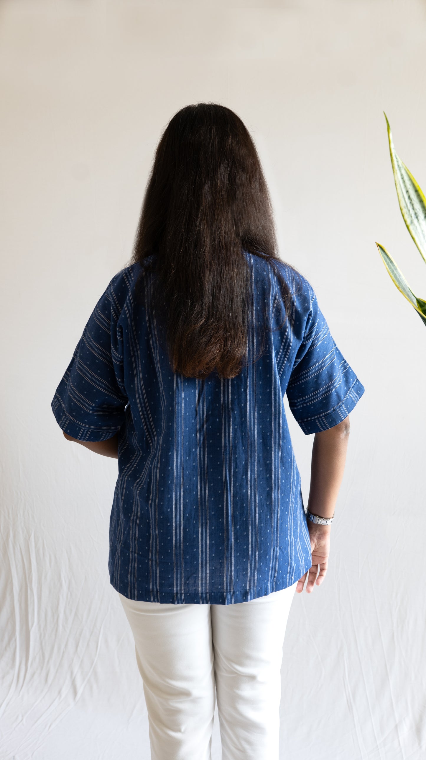 Indigo Oversized Shirt