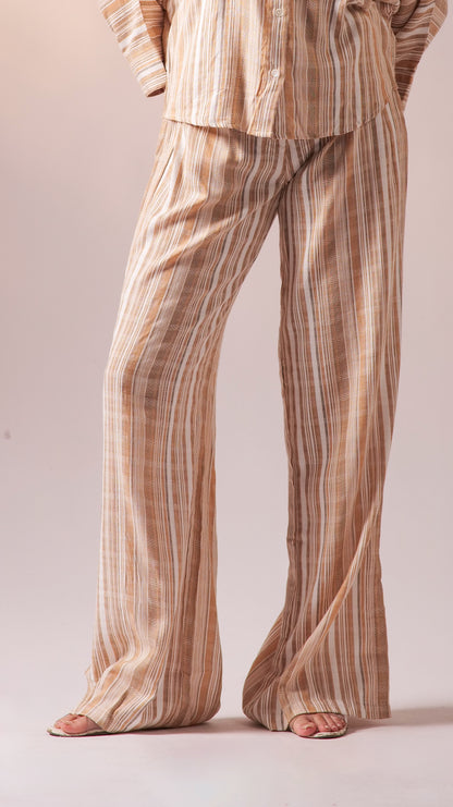 Batweave Shirt Pant Set - Mustard+White