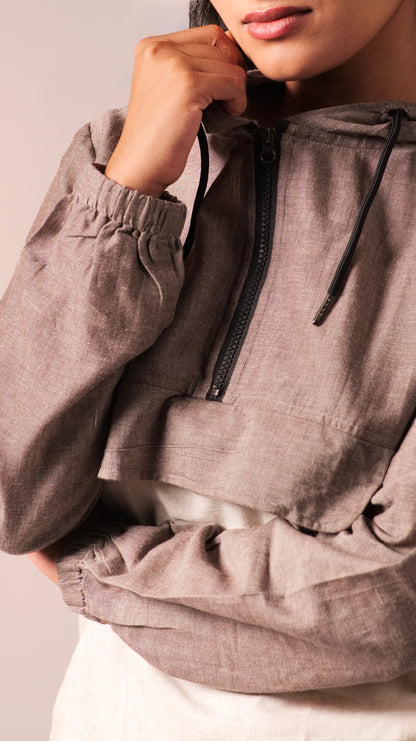 Cargo Top Pant Set - Chocolate Brown
