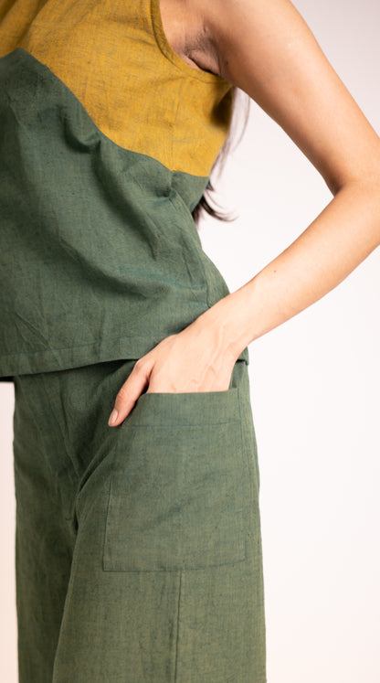 Tropical Top Pant Set - Green