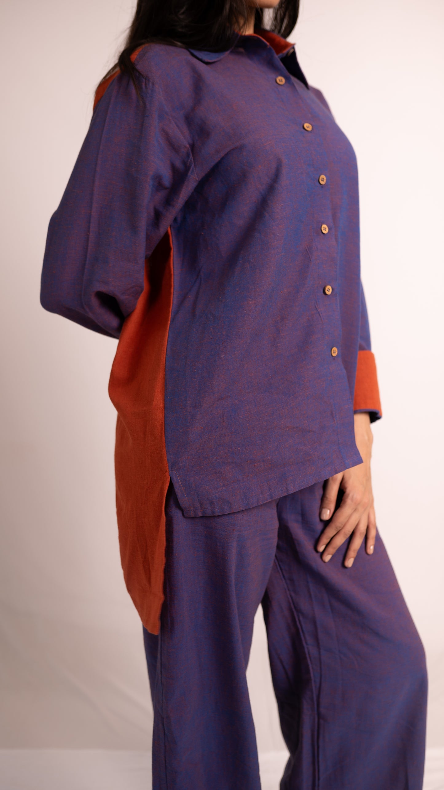 Oasis Shirt Pant Set - Purple