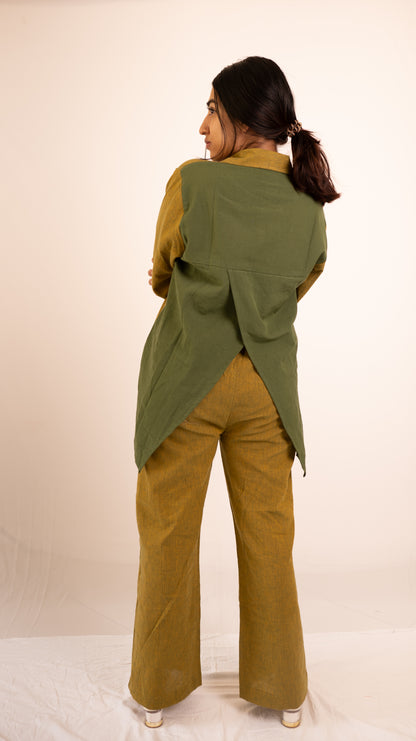 Oasis Shirt Pant Set - Yellow