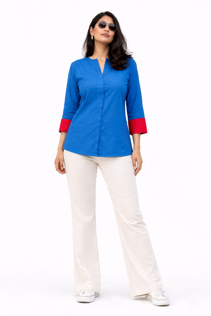 Ink blue shirt