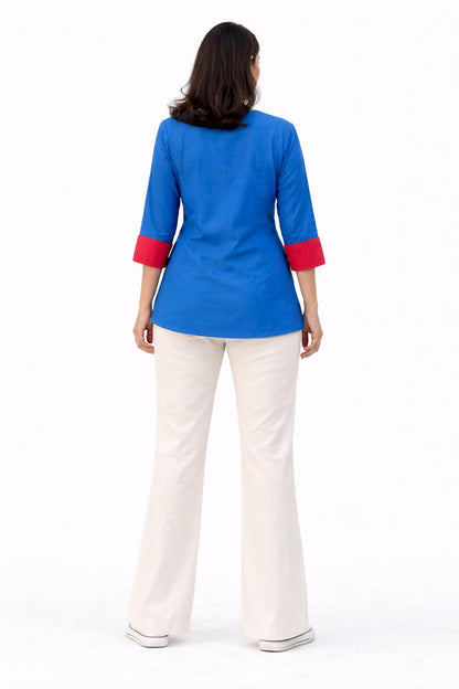 Ink blue shirt