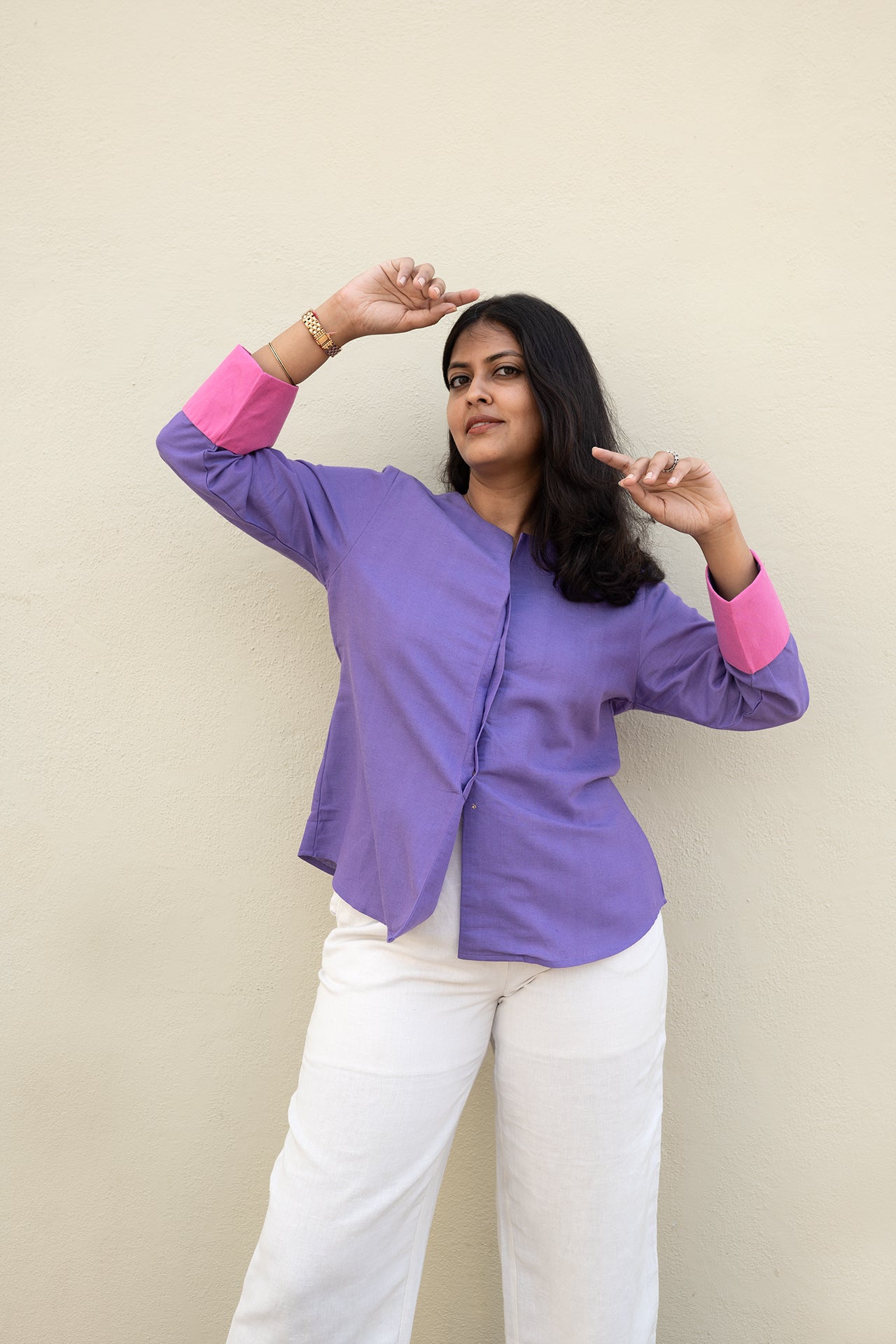 Bright Lavender Shirt