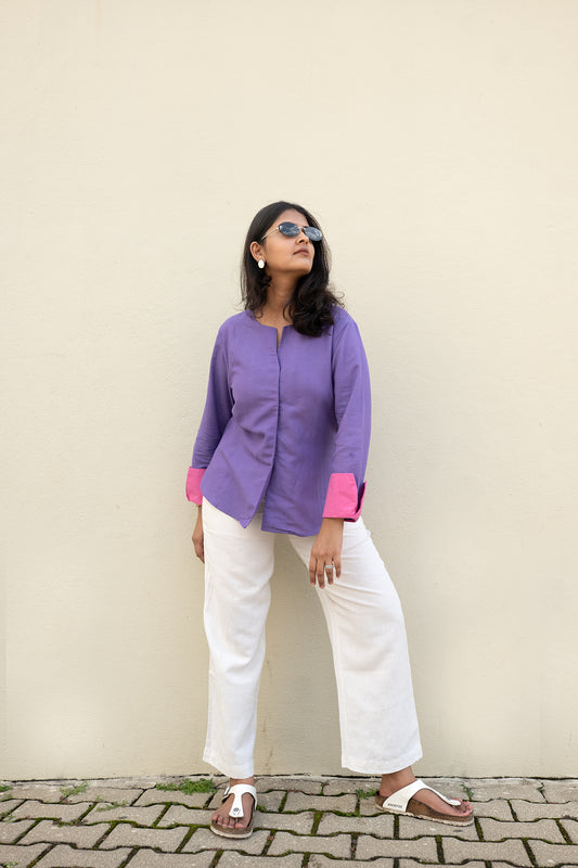 Bright Lavender Shirt