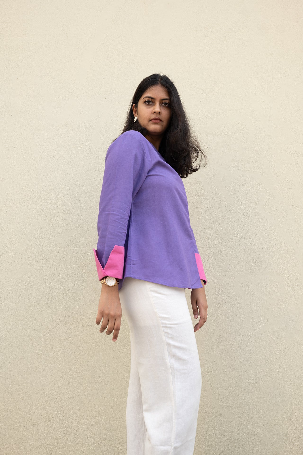 Bright Lavender Shirt