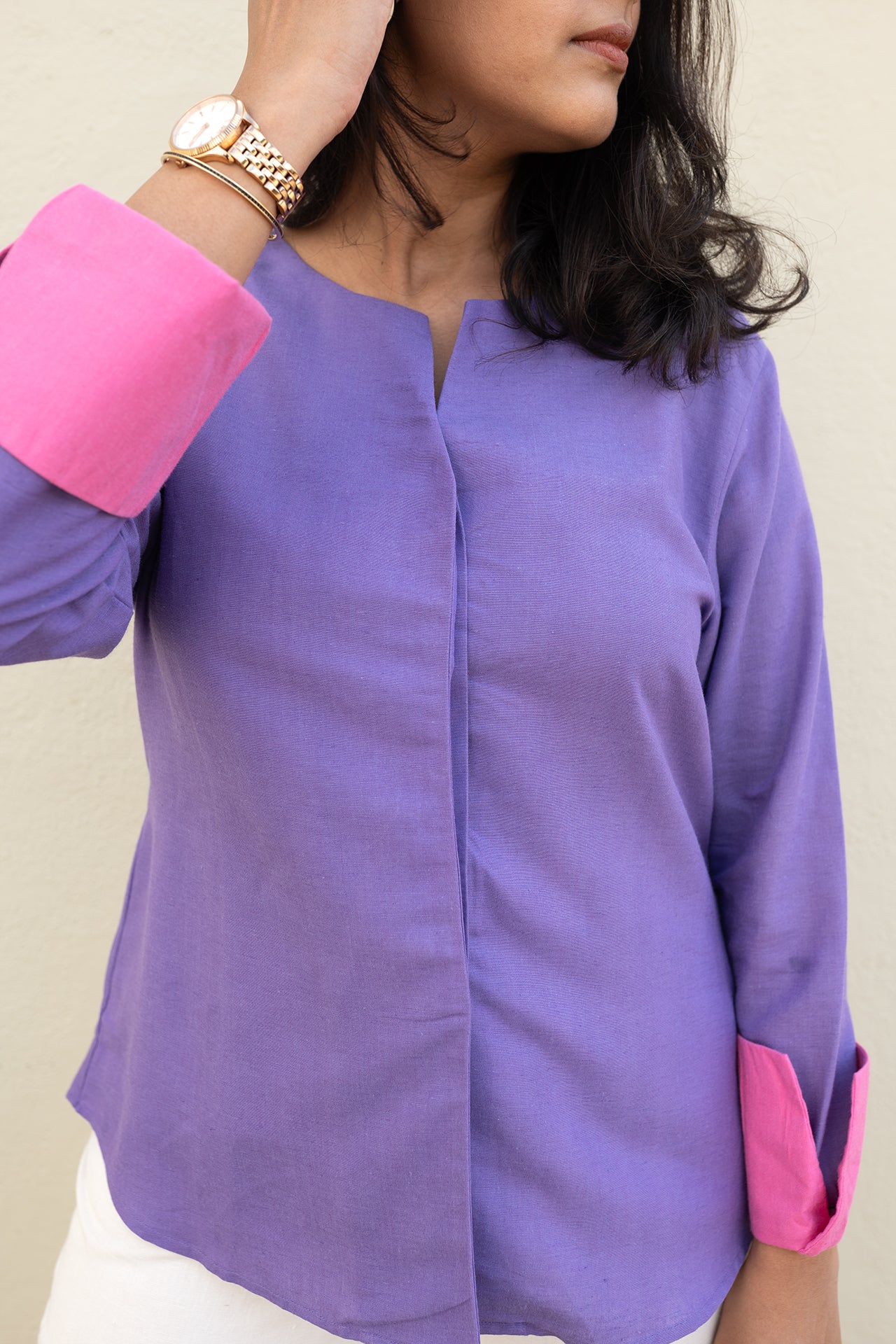 Bright Lavender Shirt
