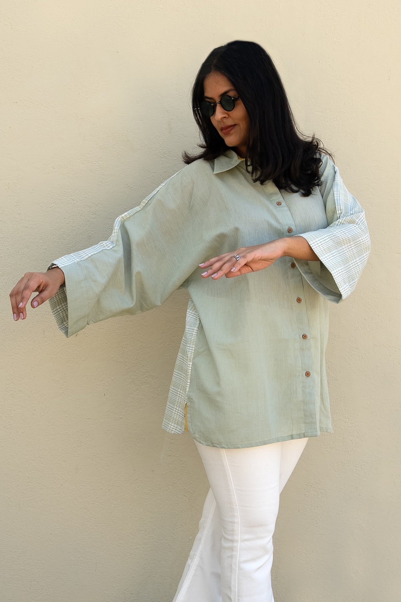 Pattern Shirt Sage