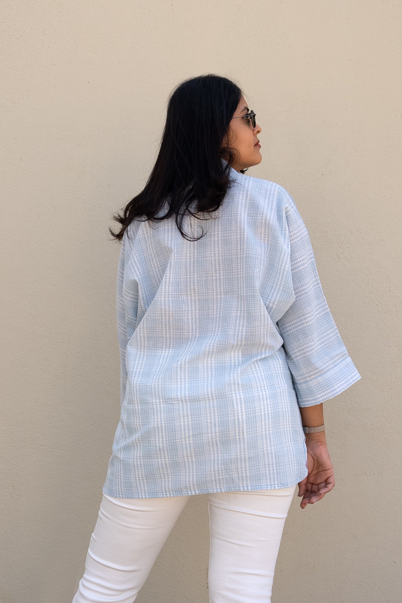 Pattern Shirt Blue