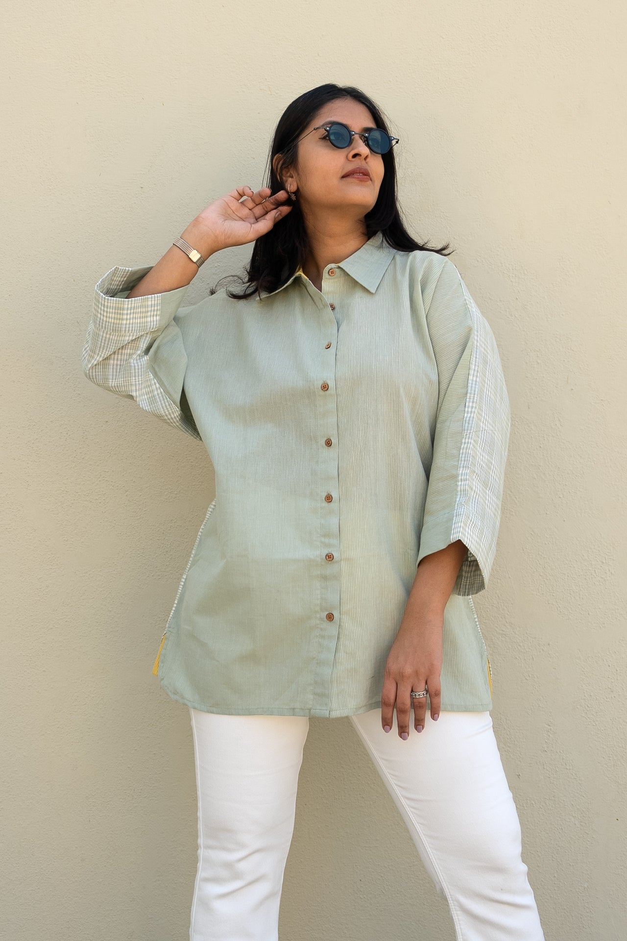 Pattern Shirt Sage