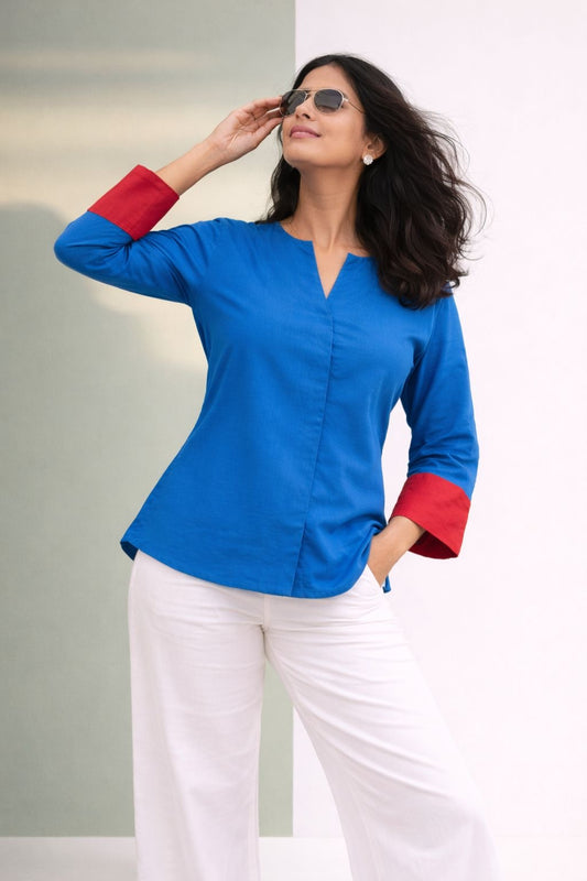 Ink blue shirt