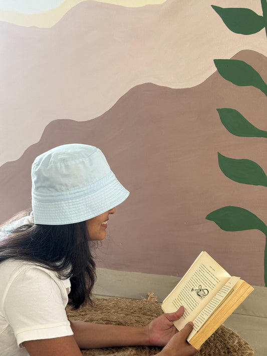 Reversible Bucket Hat –Sky Blue & Medium Blue
