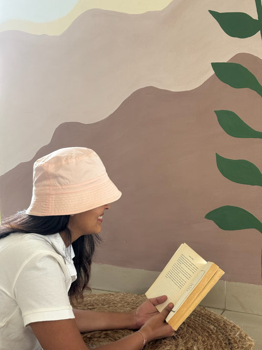 Reversible Bucket Hat – Blush Pink & Rose Pink