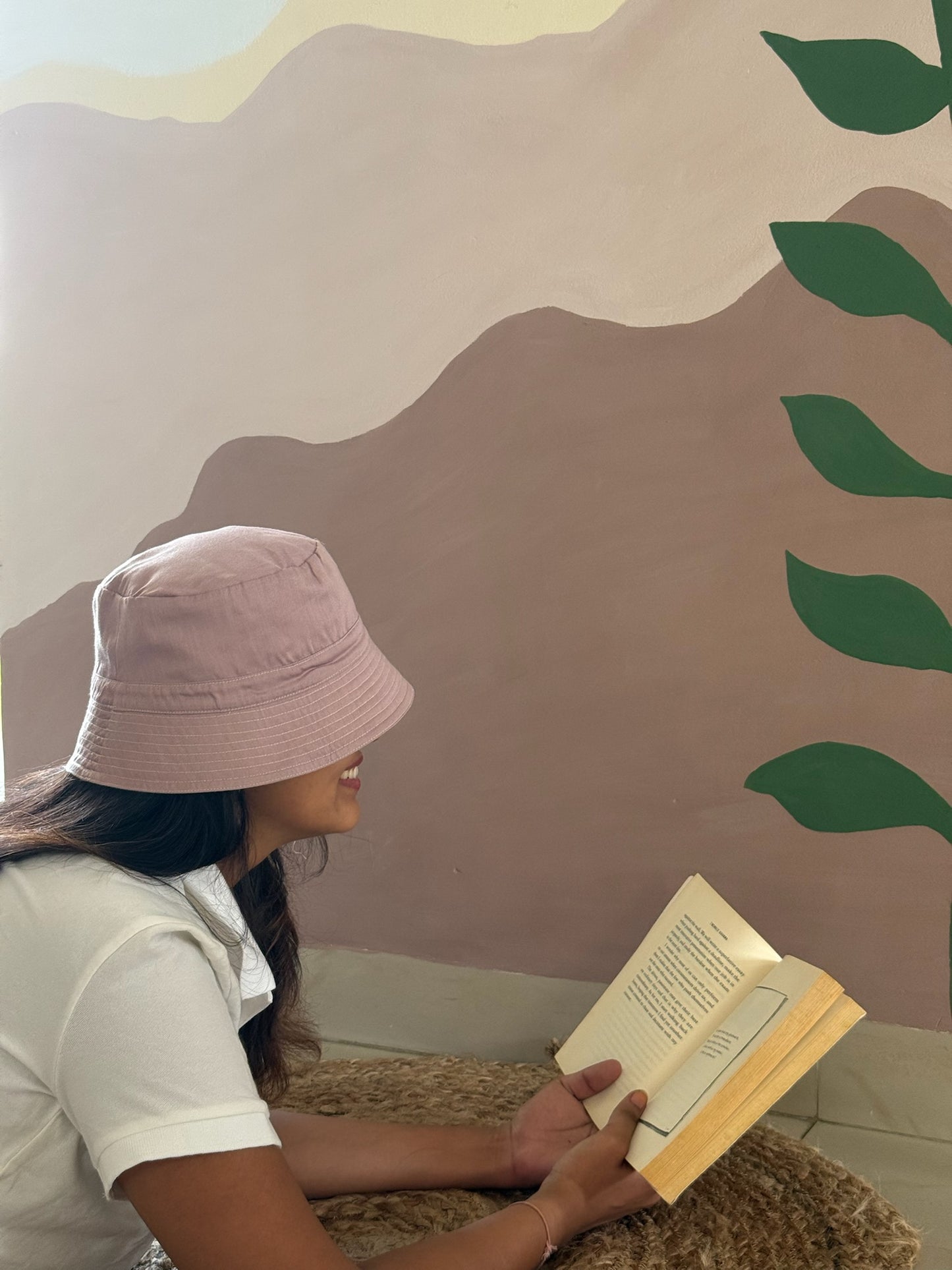 Reversible Bucket Hat – Blush Pink & Rose Pink