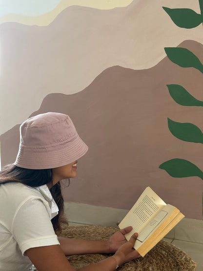 Reversible Bucket Hat – Blush Pink & Rose Pink