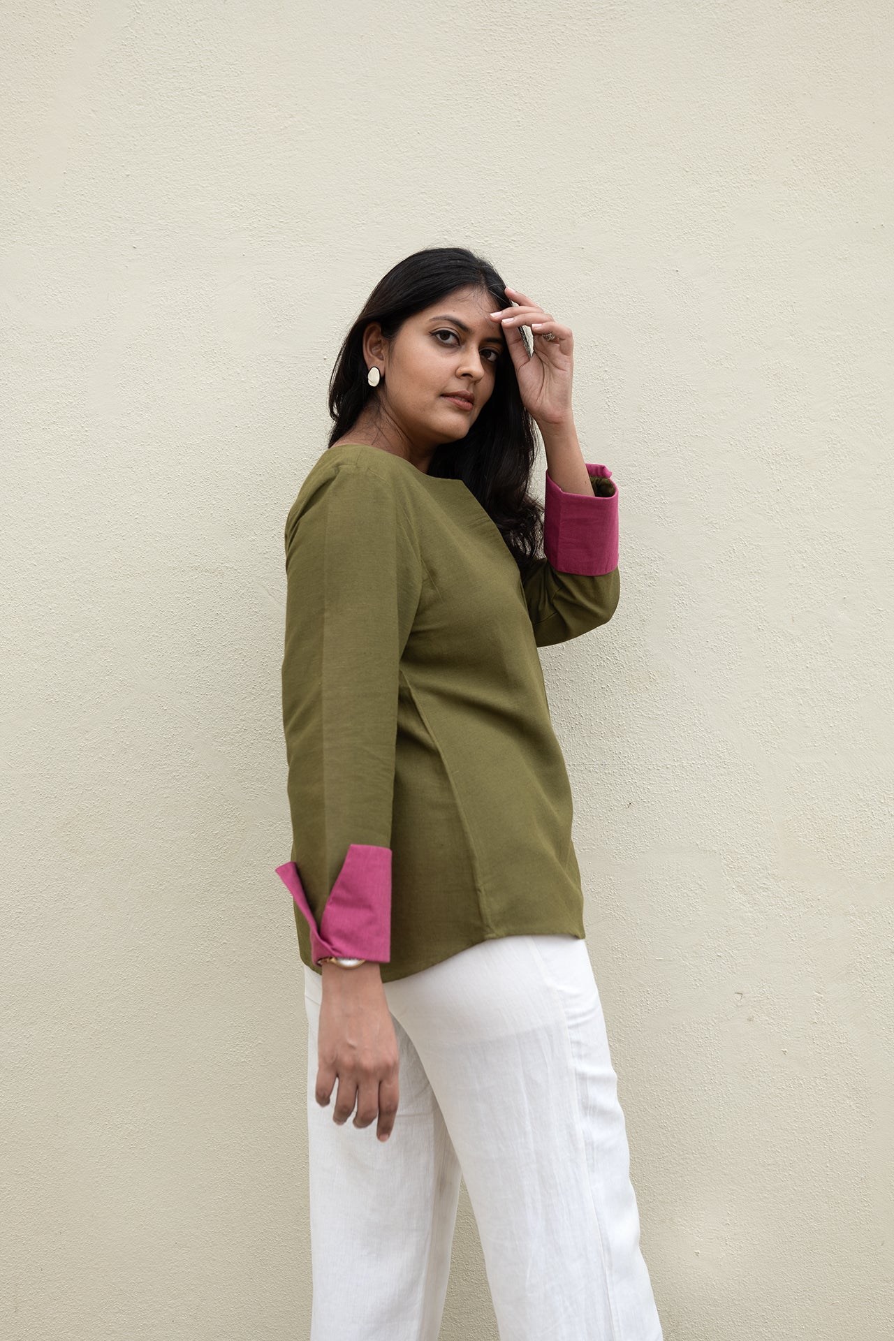 Olive Green Shirt