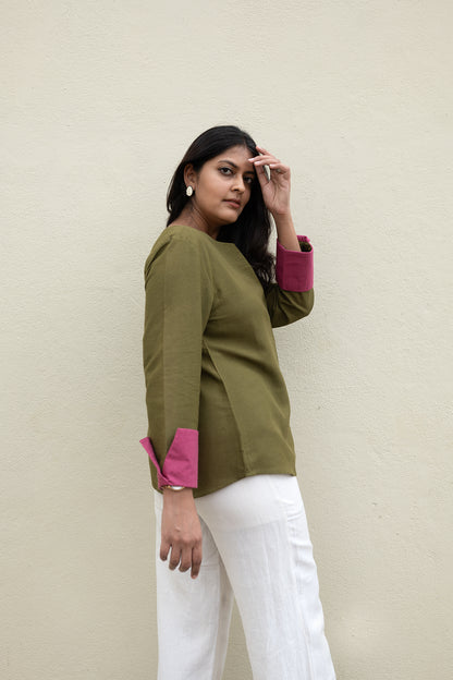 Olive Green Shirt
