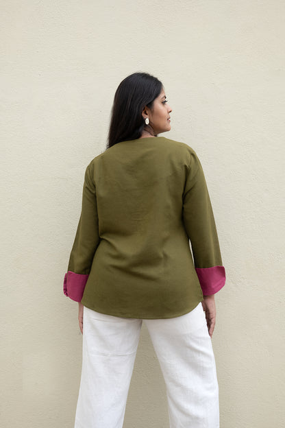 Olive Green Shirt
