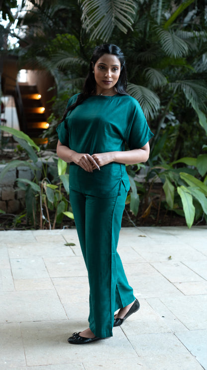 Ozeen Loungewear Green Set
