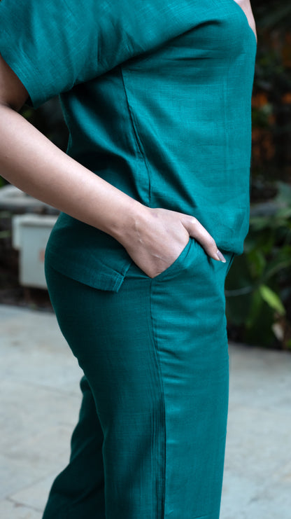 Ozeen Loungewear Green Set