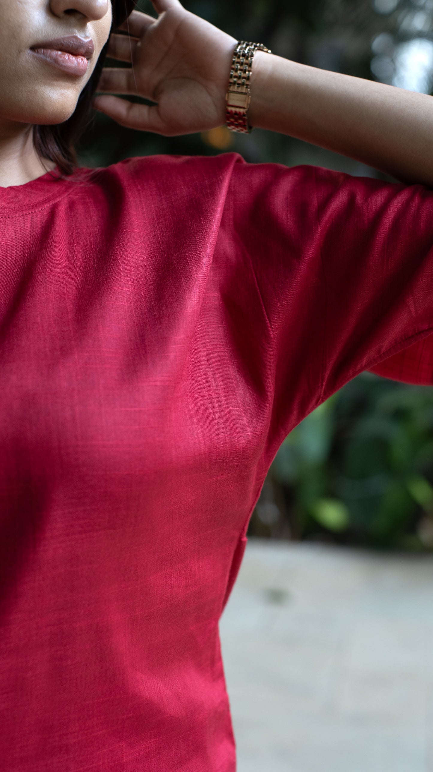 Ozeen Loungewear Red Set