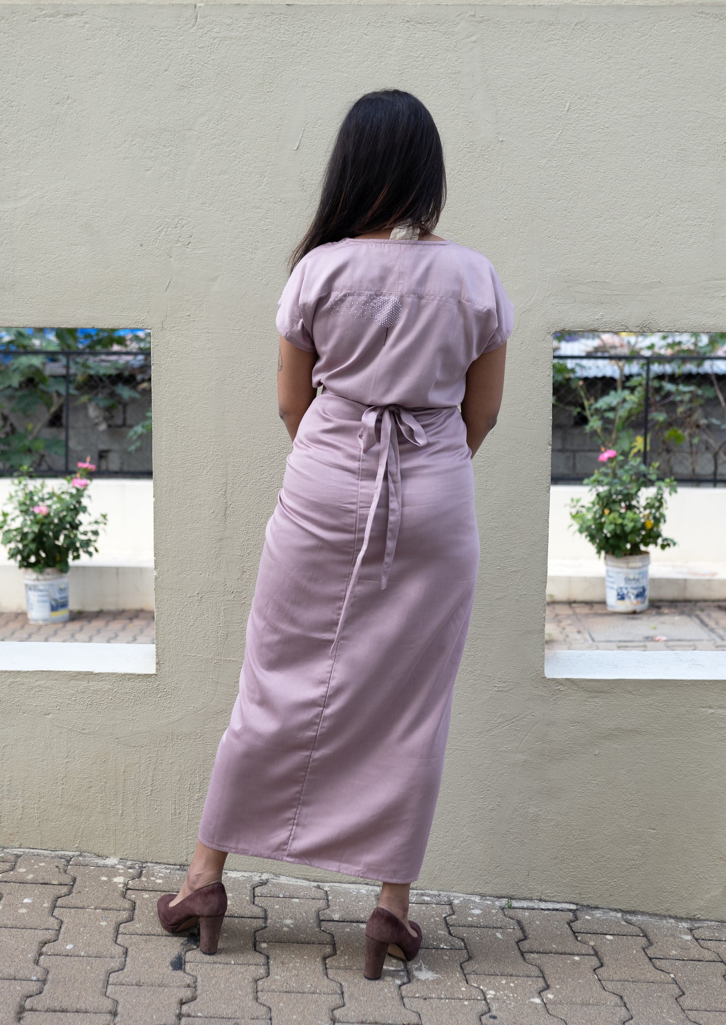 Wrap Skirt Dandelion Set - Rose Pink