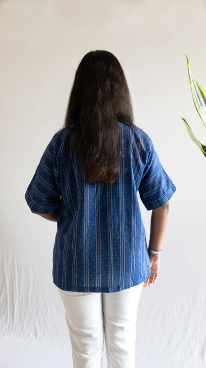 Indigo Oversized Shirt