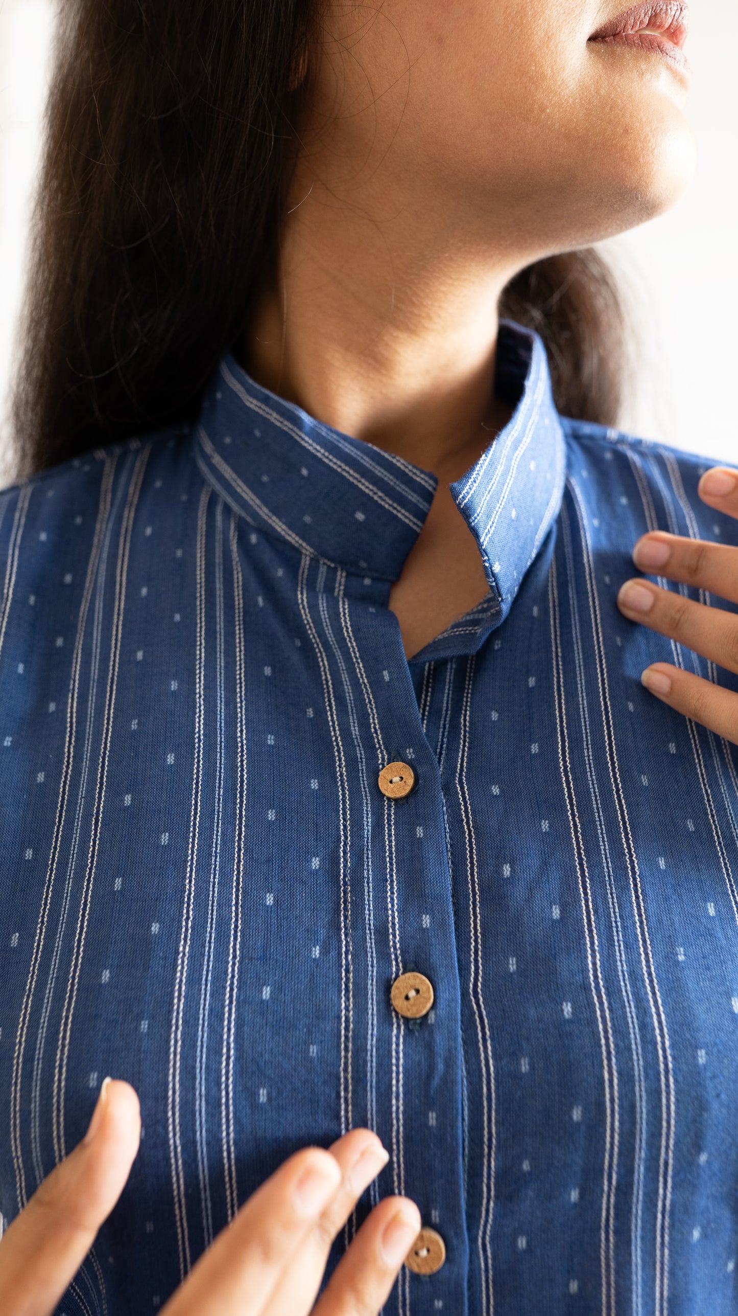 Indigo Oversized Shirt