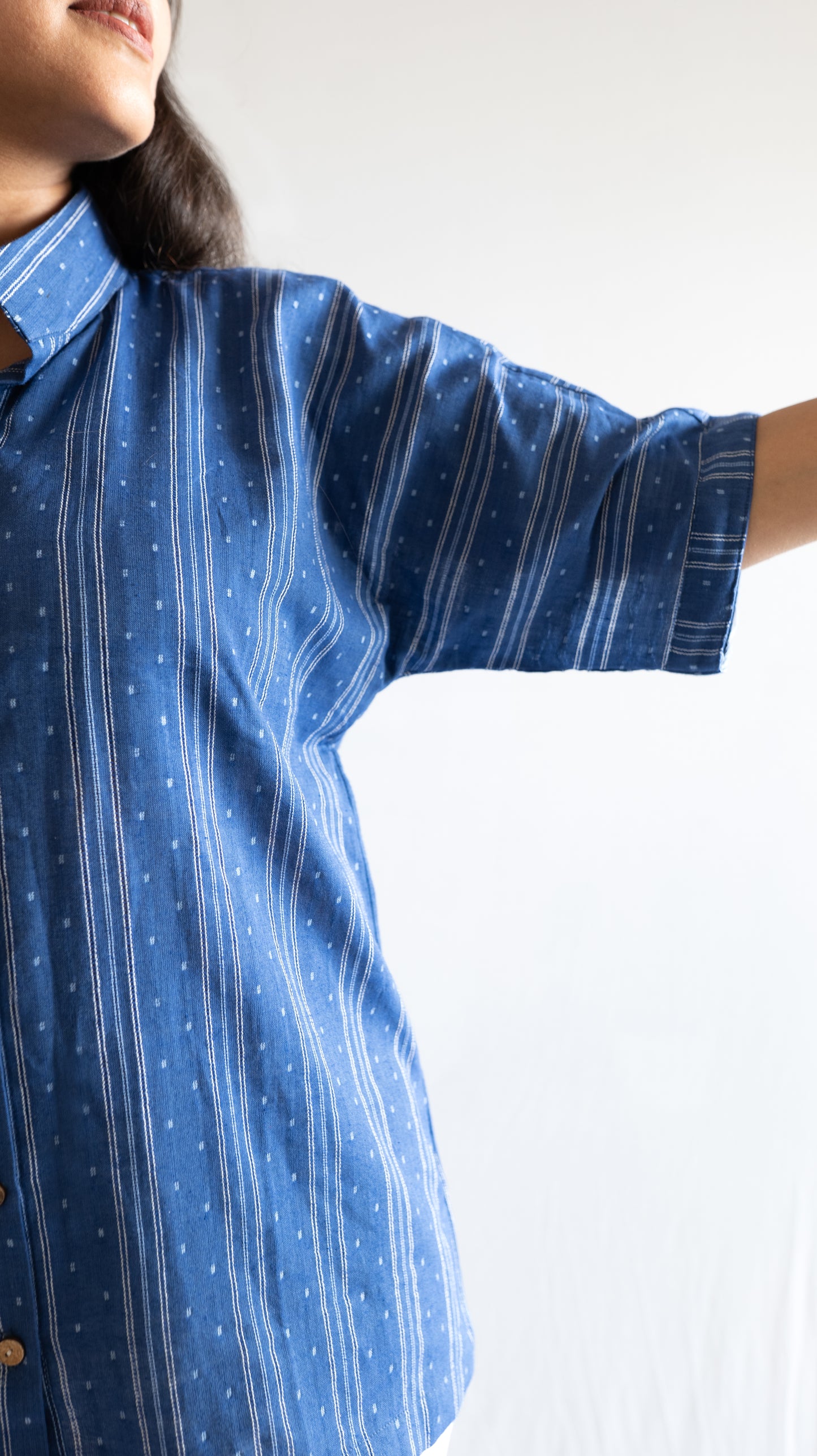 Indigo Oversized Shirt